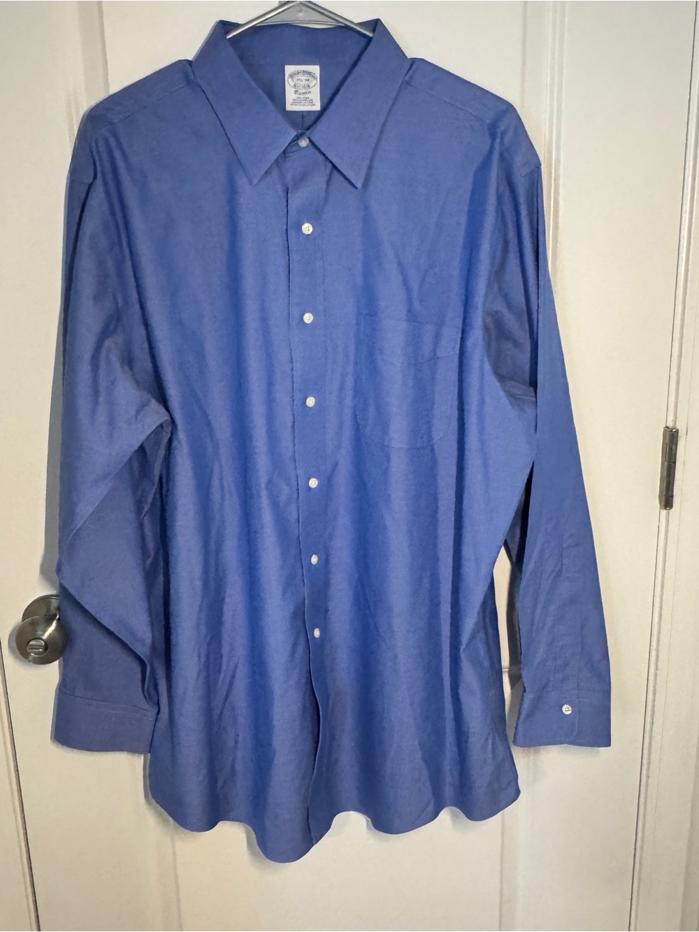 Brooks Brothers Blue Long-Sleeve Dress Shirt